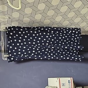 Abercrombie polka dot maxi skirt nwt